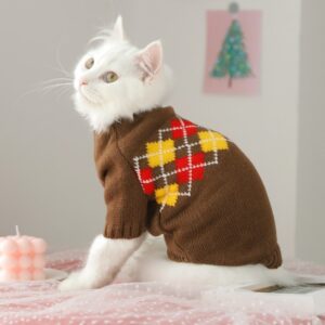 Clothes Fall Hair Fall Prevention Kitten Autumn And Winter Sweater (Pet Costumes)