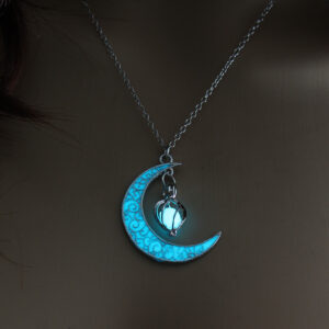 Glowing Silver Plated Chain Necklaces