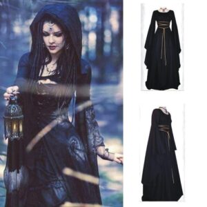 Halloween Long Sleeve Round Collar Belt