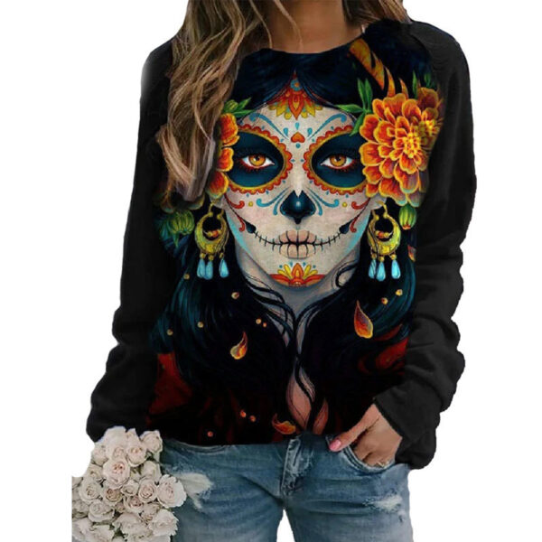 Halloween Fall Skeleton Sweatshirt