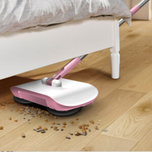 All-in-one Sweeper: Broom Dustpan and Trash Bin