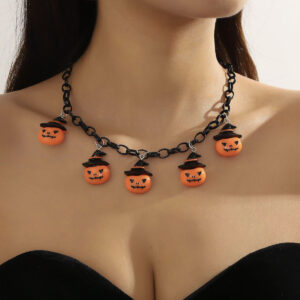 Halloween Clavicle Chain Necklace