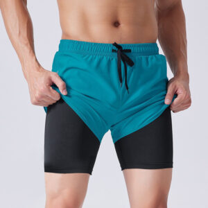 Men’s Drawstring Sports Shorts (Quick Dry, High Elasticity)