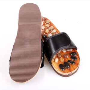 Natural Color Jade Stone Soles (Massage Home Slippers)