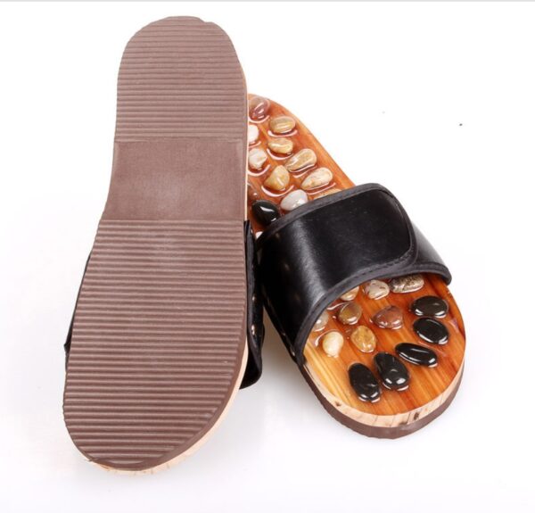 Natural Color Jade Stone Soles (Massage Home Slippers)