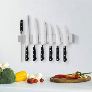 Wall-Mounted Kitchen Knife Storage Rack