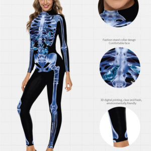 Halloween Skeleton Cosplay Holiday Suit