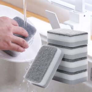 Double-Sided Dishwashing Sponge