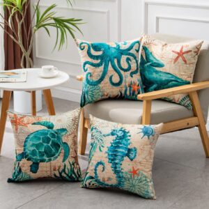 Sea Turtle Cushion Covers