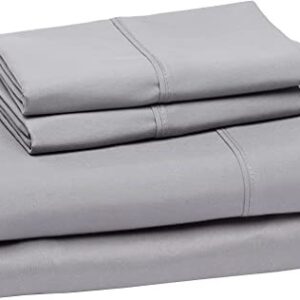 Amazon Basics Lightweight Microfiber 4-Piece Bed Sheet Set with 14-Inch Deep Pockets